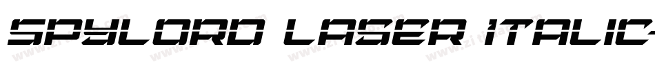 Spylord Laser Italic字体转换